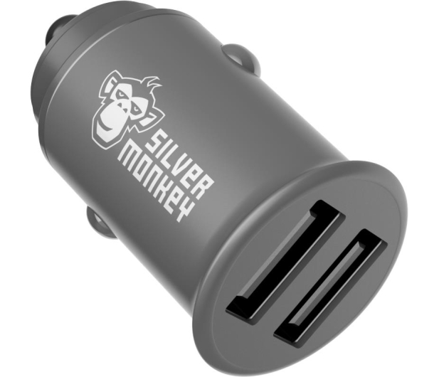 Silver Monkey Ładowarka samochodowa 2x USB, 24W - 536250 - zdjęcie 2